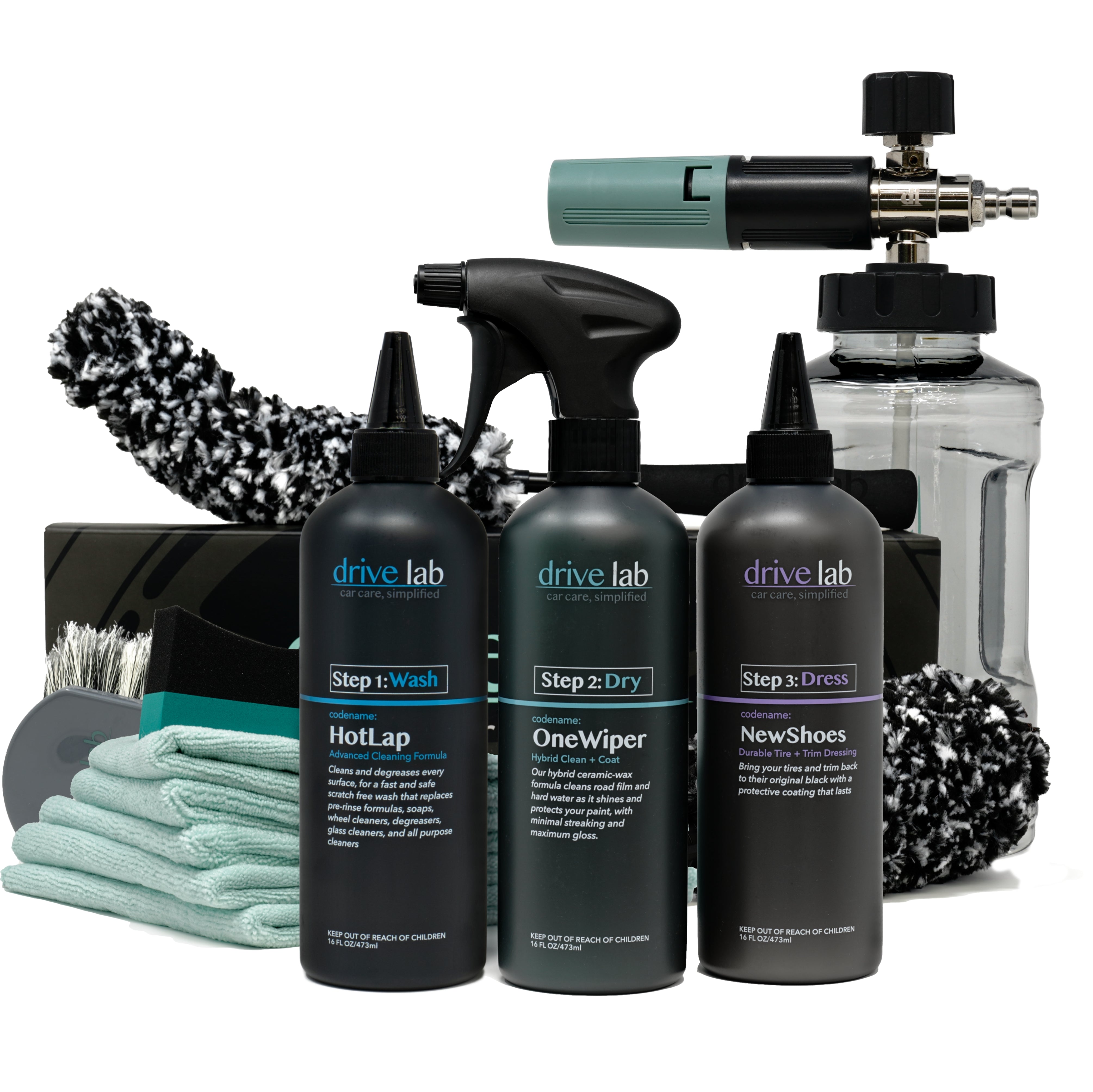 The DriveLab Wash Kit